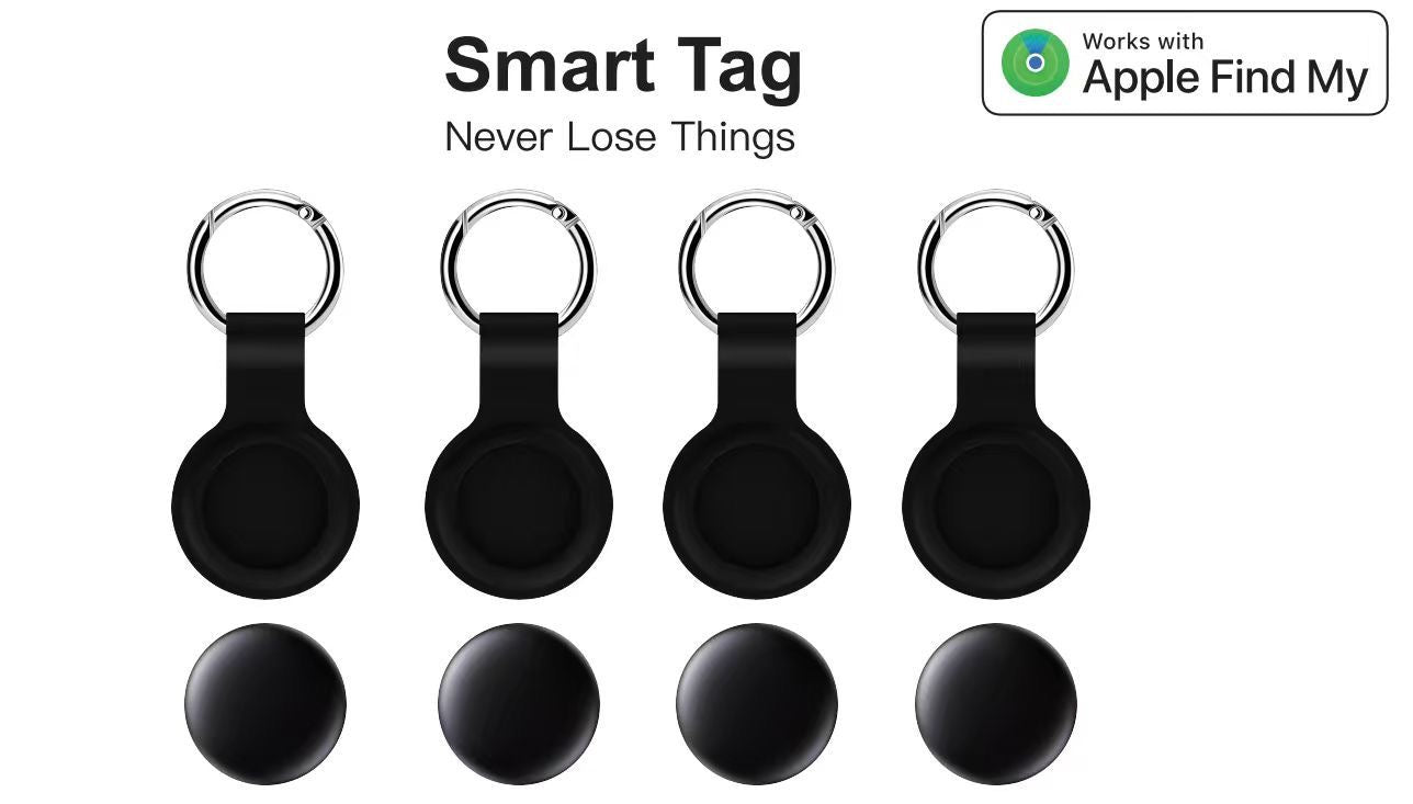 Pet GPS Tracker - Compatible with Apple Find My, Real-Time Location Monitoring for Dogs & Cats(4-piece pack)
