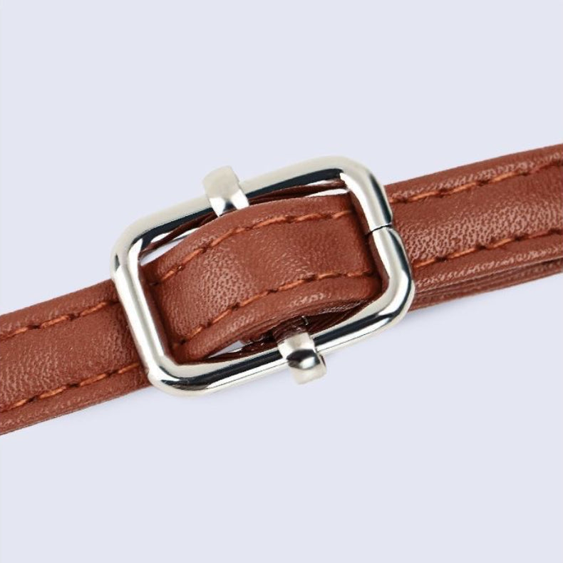 Personalized Anti-Choking Cat Collar: Leather Design with Custom Pet Details (Anti-Lost)