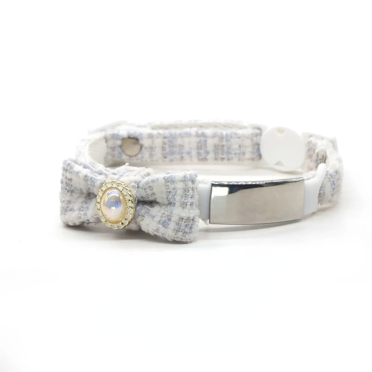 Sleek Luxury Custom Pet Info Collar (For Dogs & Cats)