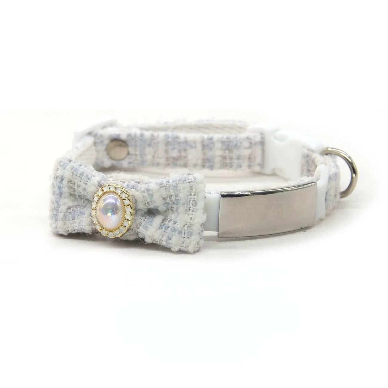 Sleek Luxury Custom Pet Info Collar (For Dogs & Cats)