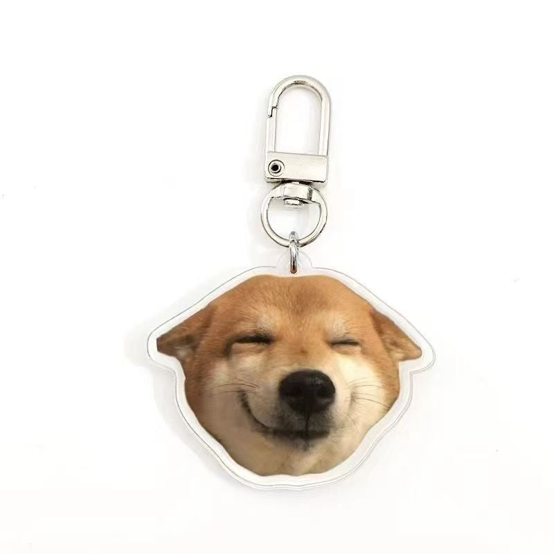 5-Pack Custom Pet Photo Keychain & Backpack Charm