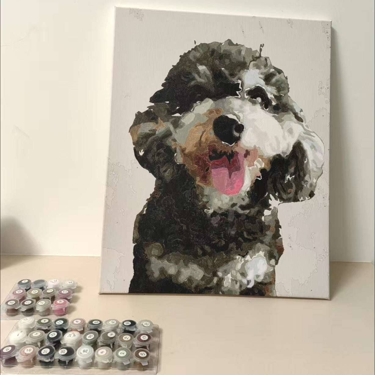 Custom Pet Paint by Numbers Kit – Create Your Own DIY Oil Painting