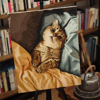 Custom Pet Paint by Numbers Kit – Create Your Own DIY Oil Painting