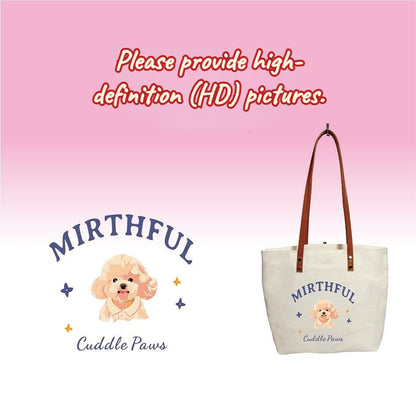Eco-friendly Canvas Bag Customized with Pet Photos