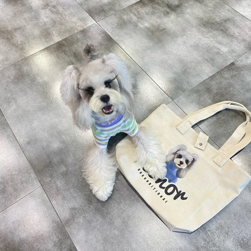 Eco-friendly Canvas Bag Customized with Pet Photos