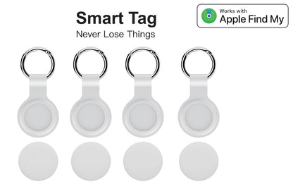 Pet GPS Tracker - Compatible with Apple Find My, Real-Time Location Monitoring for Dogs & Cats(4-piece pack)