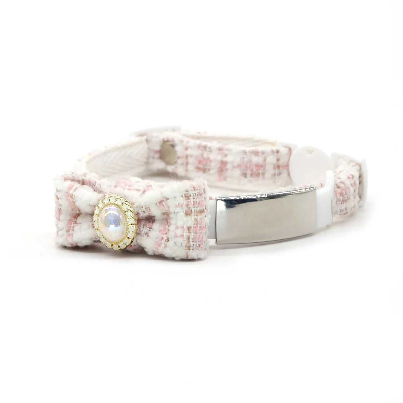 Sleek Luxury Custom Pet Info Collar (For Dogs & Cats)