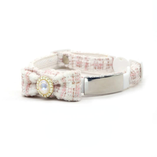 Sleek Luxury Custom Pet Info Collar (For Dogs & Cats)