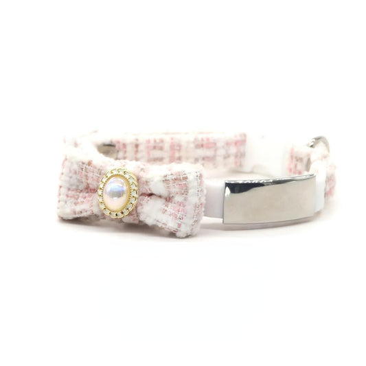 Sleek Luxury Custom Pet Info Collar (For Dogs & Cats)