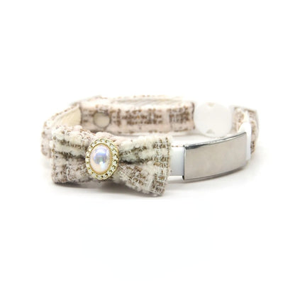 Sleek Luxury Custom Pet Info Collar (For Dogs & Cats)