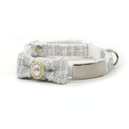 Sleek Luxury Custom Pet Info Collar (For Dogs & Cats)