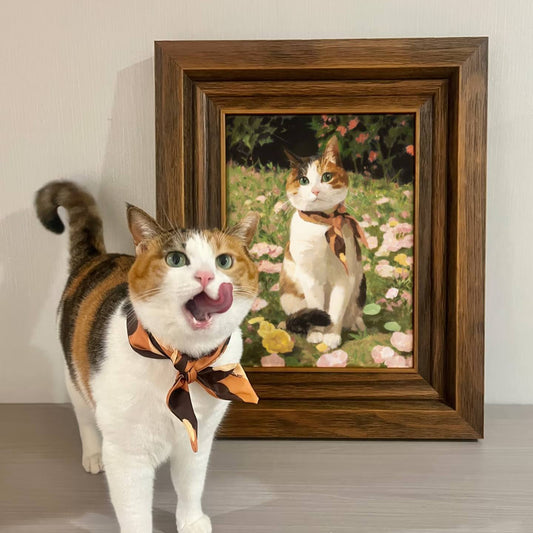 Custom Hand-Painted Oil Portrait by Professional Artists